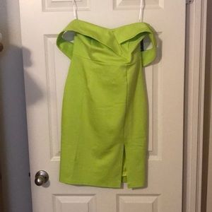 Lime Green Bodycon Dress!